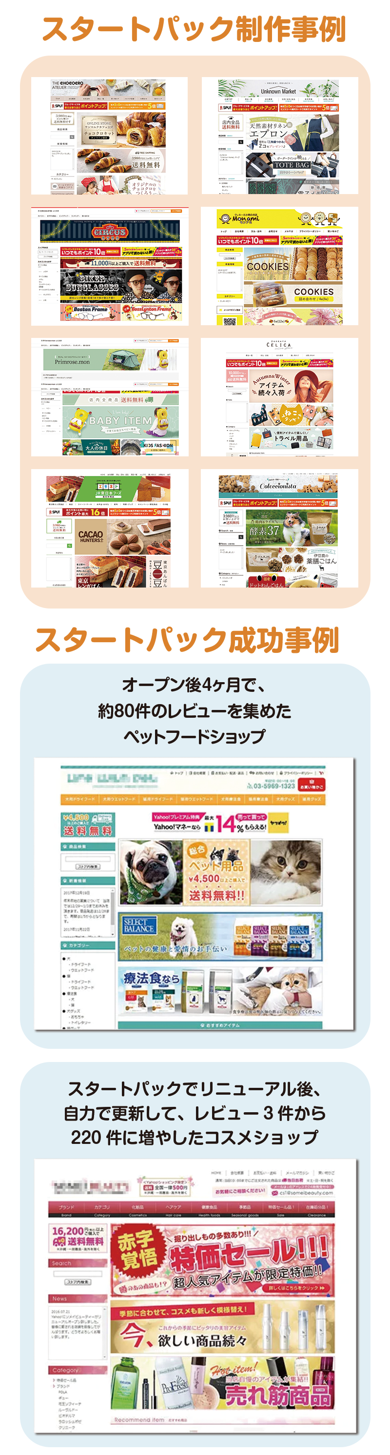 スタートパック導入事例